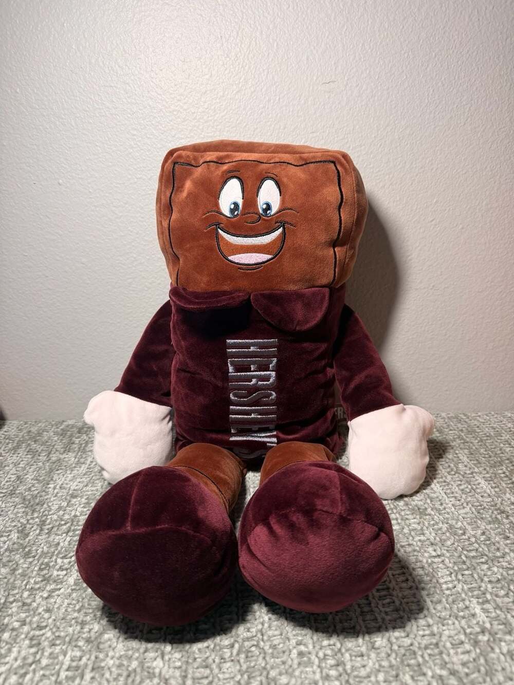 Hershey's Chocolate World Exclusive Milk Chocolate Bar Mascot 14" Plush